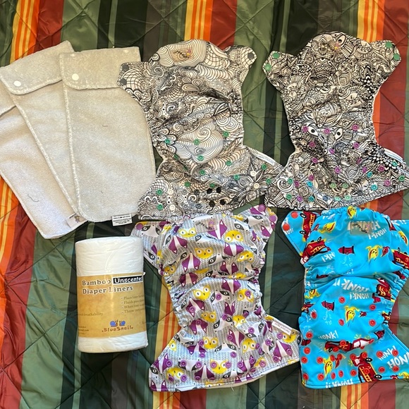 Rumparooz Cloth Diaper Lot - Picture 1 of 2